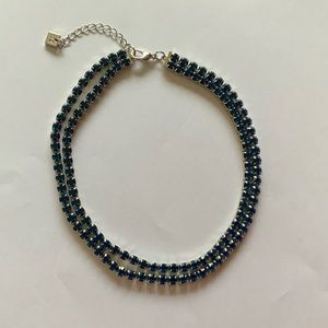 OPEN EDIT Tennis 14”Collar Necklace